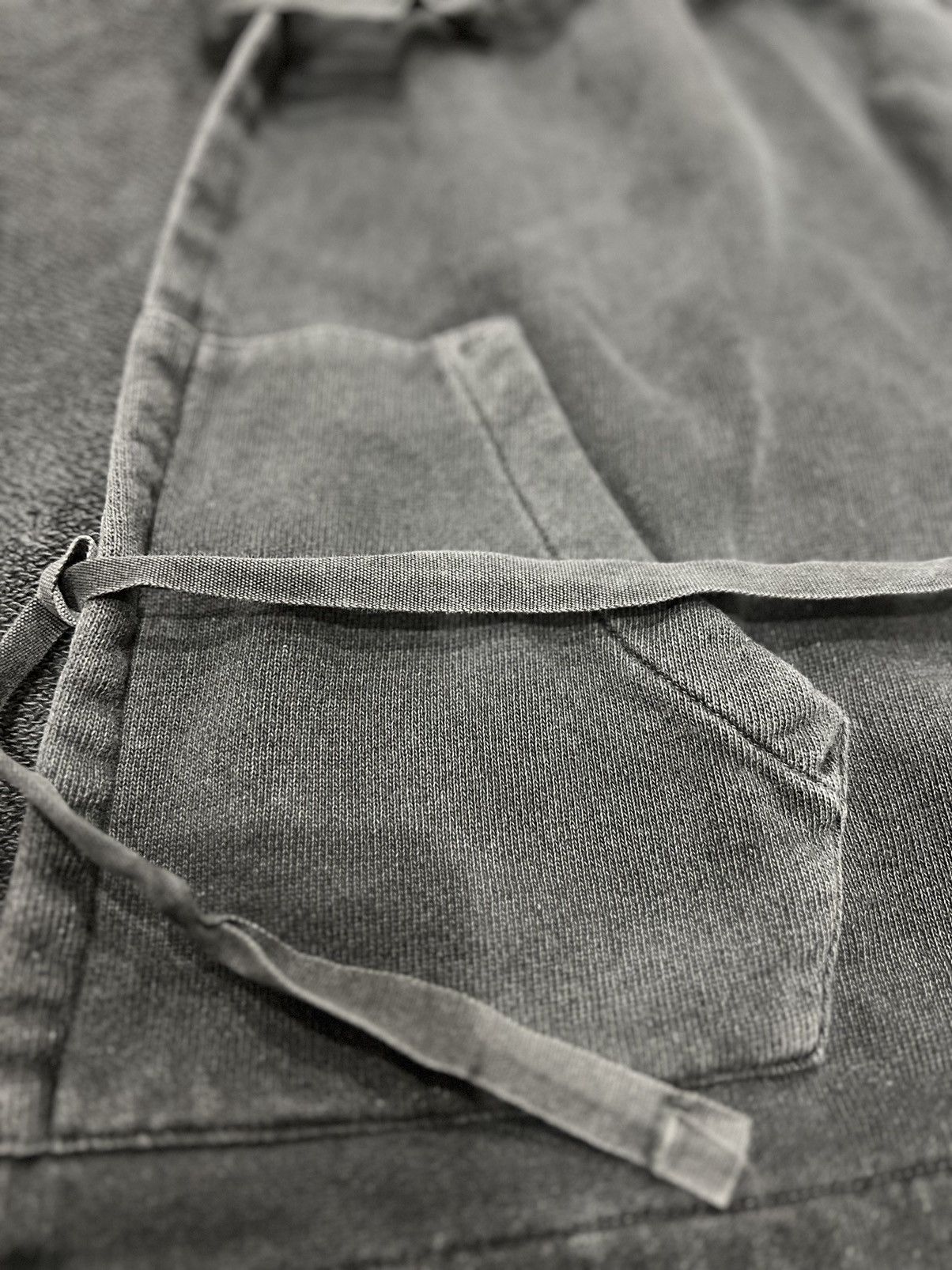 Unused Oil Wash Grey Kimono Tie Bondage Hoodie by Unused Size US M / EU 48-50 / 2 - 9 Thumbnail