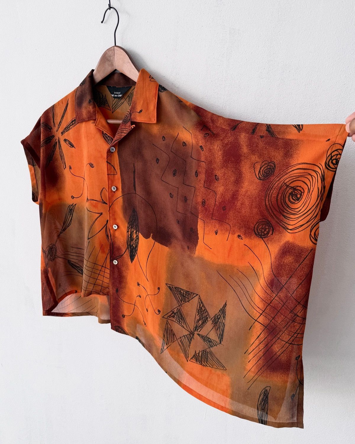 Comme des Garcons × Tricot Comme des Garcons VTG90’s tricot COMME des GARÇONS Oversized Shirt Size M / US 6-8 / IT 42-44 - 2 Thumbnail
