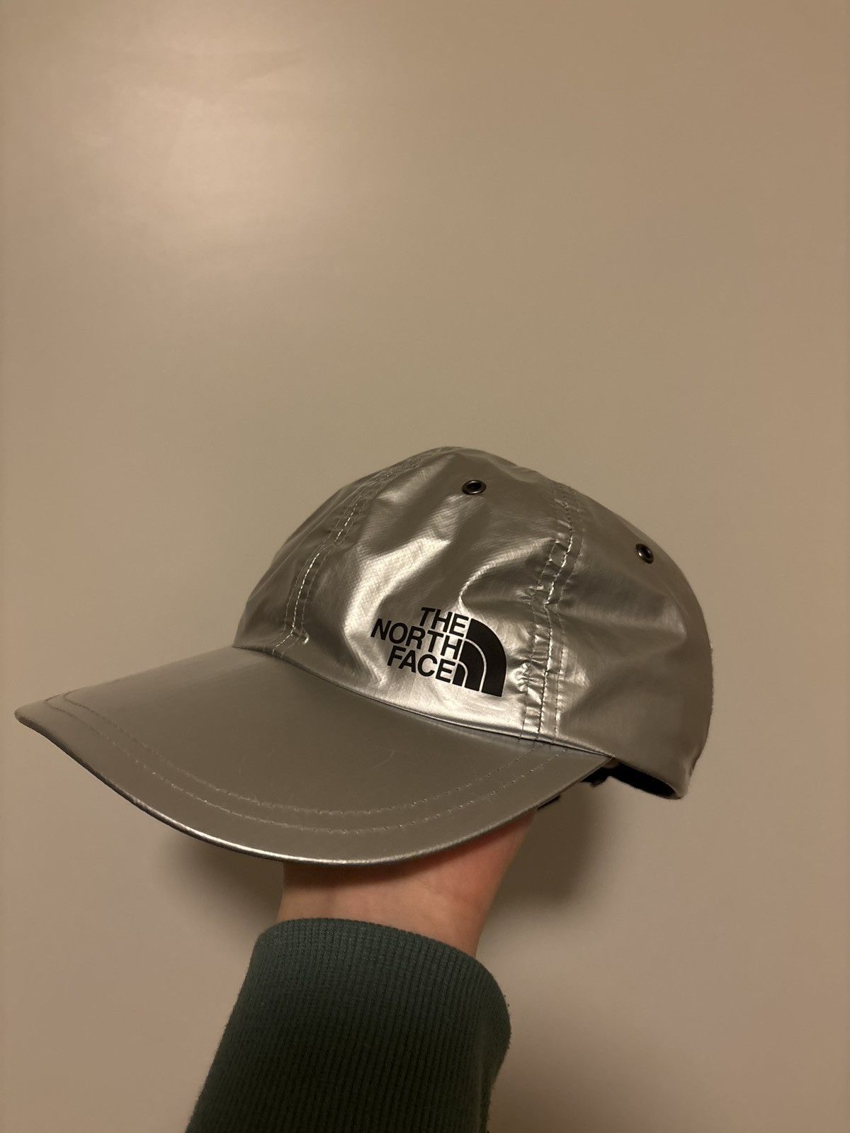 The north face supreme silver hat