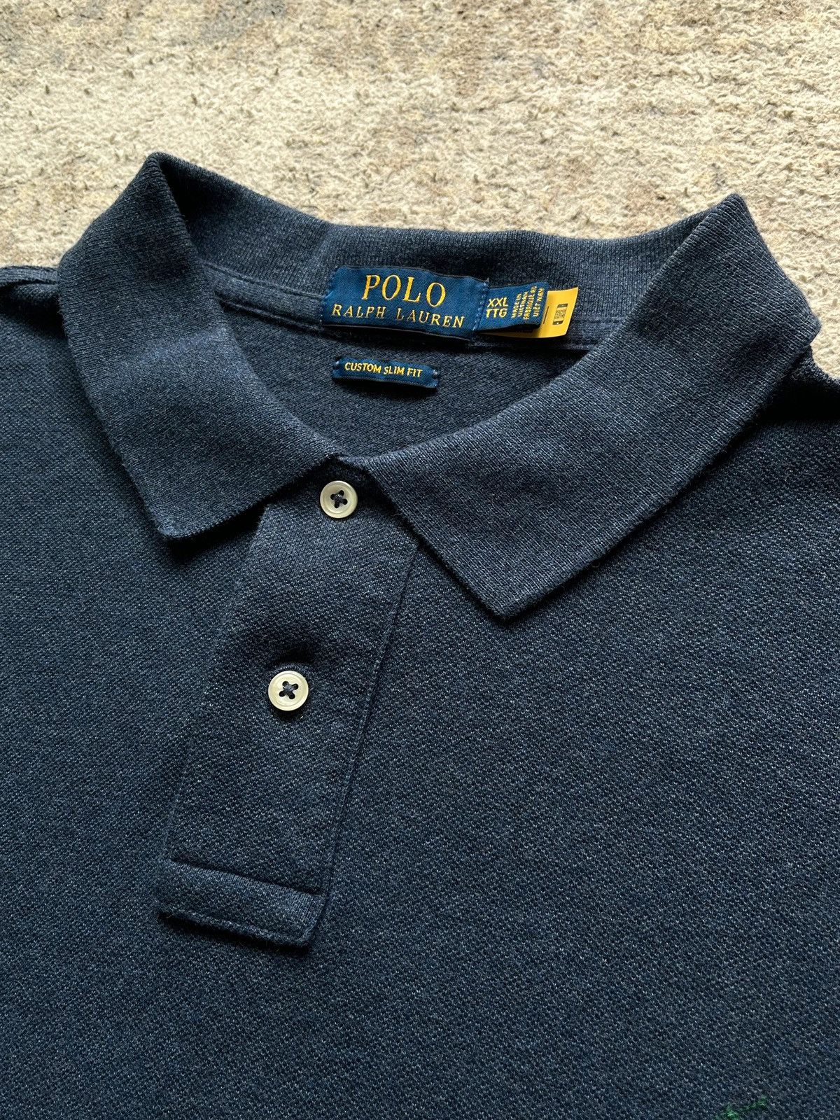 Ralph Lauren Polo Ralph Lauren Small Pony XXL Navy Polo Shirt Size US XXL / EU 58 / 5 - 4 Thumbnail