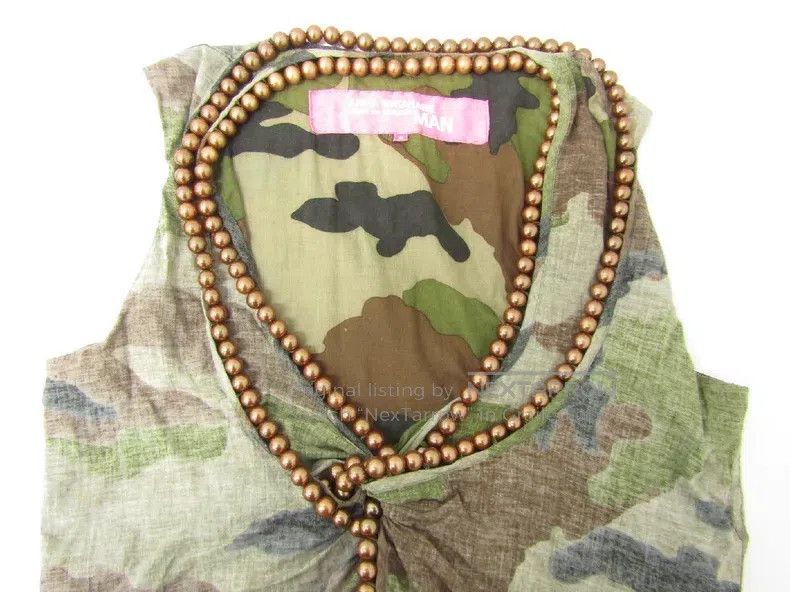 Junya Watanabe Junya Watanabe Camouflage beaded vest Size S / US 4 / IT 40 - 5 Thumbnail