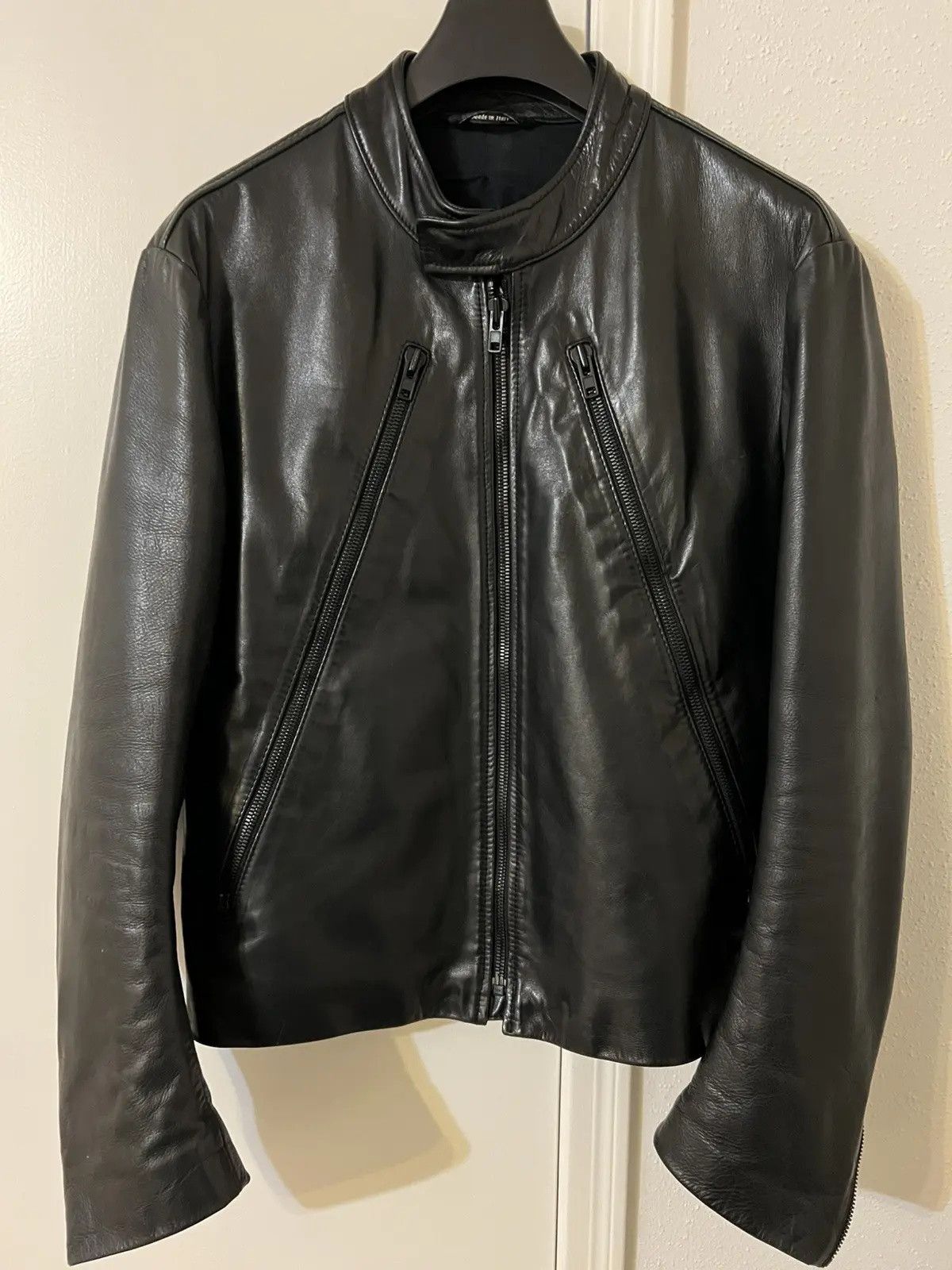 Maison Margiela Margiela 5 Zip Leather Jacket Size US L / EU 52-54 / 3 - 1 Thumbnail
