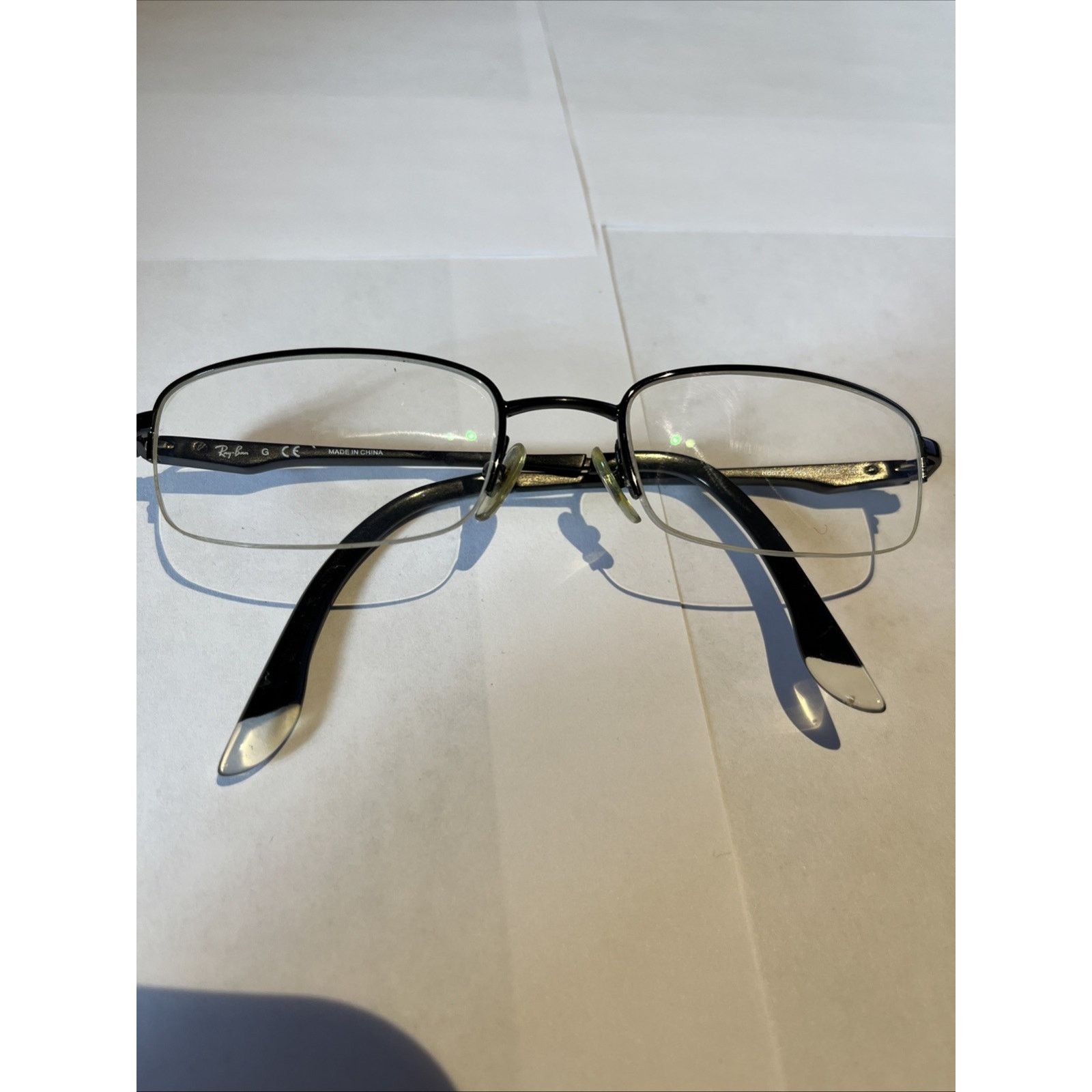 RayBan Ray-Ban RB 6133 2509 Eyeglasses Frames Black 51-19-140 4503 Size ONE SIZE - 6 Thumbnail