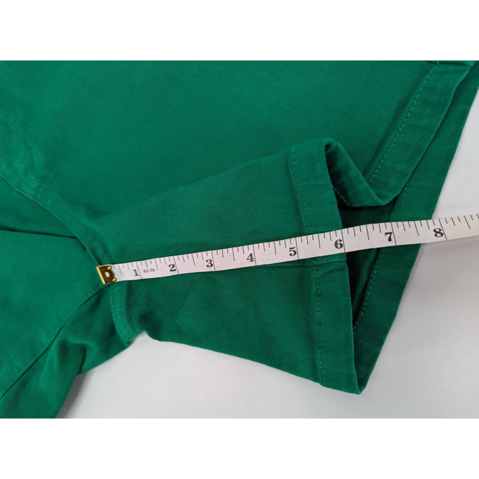 Vintage Judy Blue Garment Dyed Denim Shorts Womens Medium Green Stretch High Rise Size 32" / US 10 / IT 46 - 3 Thumbnail