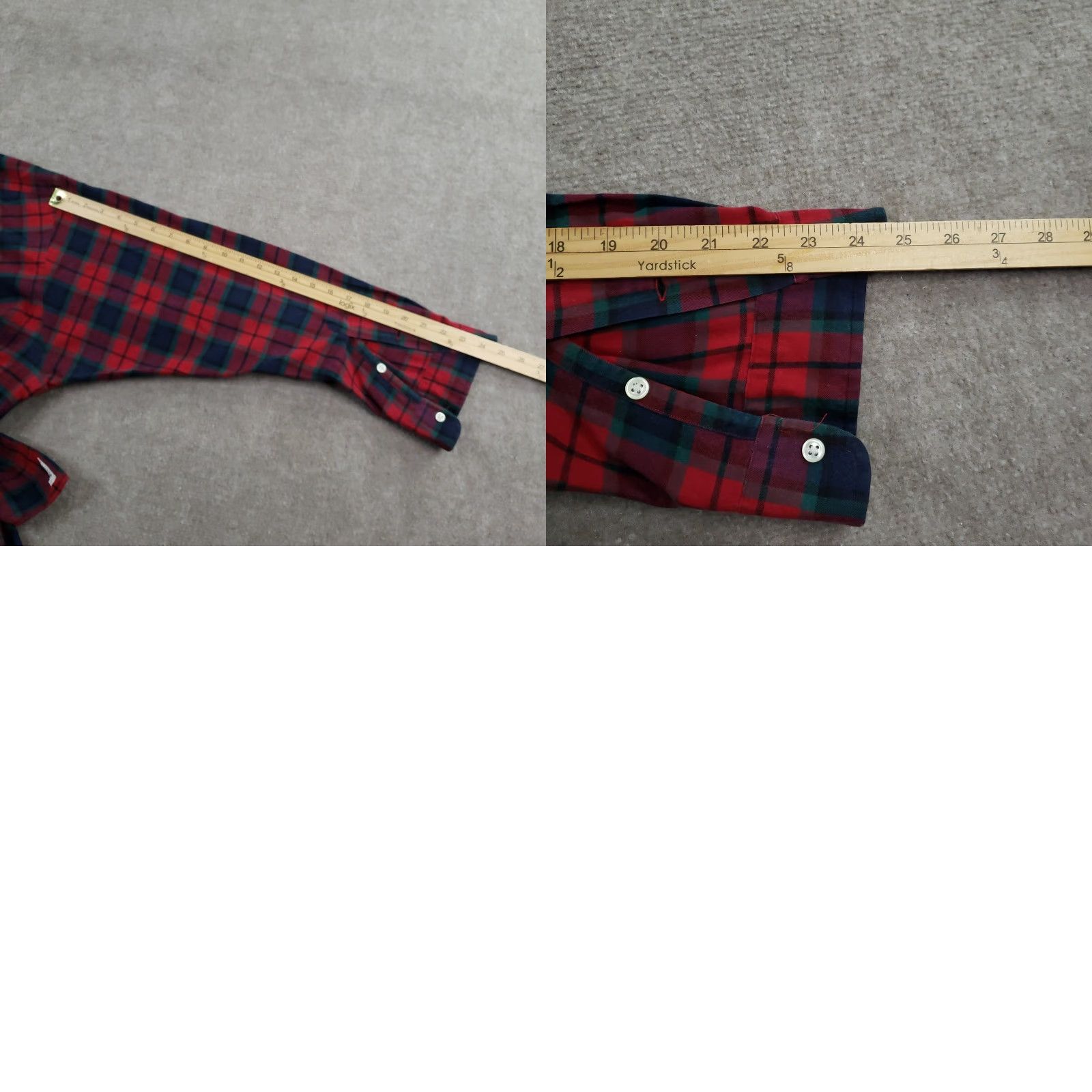 Ralph Lauren Ralph Lauren Shirt Mens Large Red Blue Plaid Button Up Long Sleeve Y2K Size US L / EU 52-54 / 3 - 10 Thumbnail