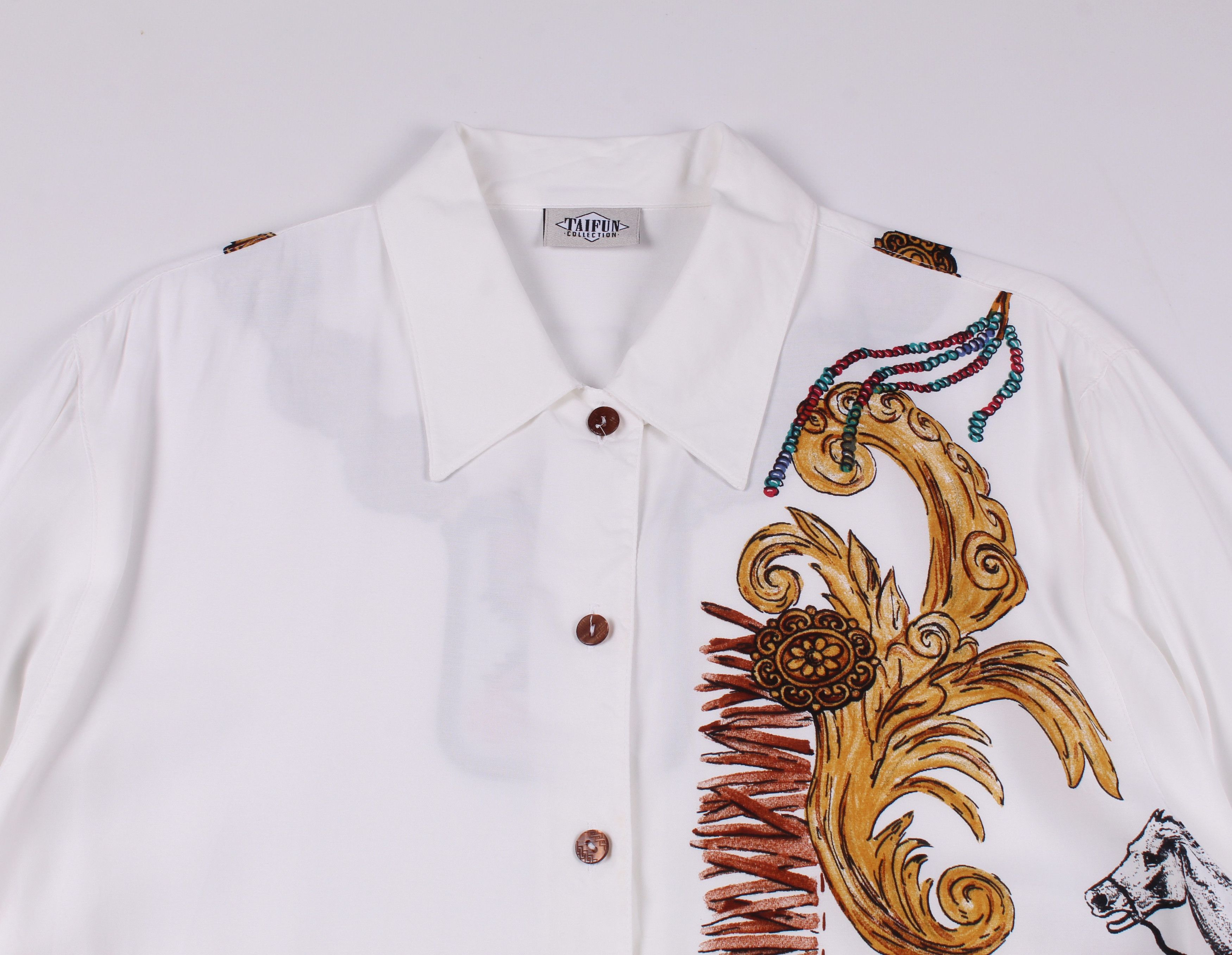 Vintage Vintage Rare Native American Printed Oversized Shirt Size M / US 6-8 / IT 42-44 - 2 Thumbnail