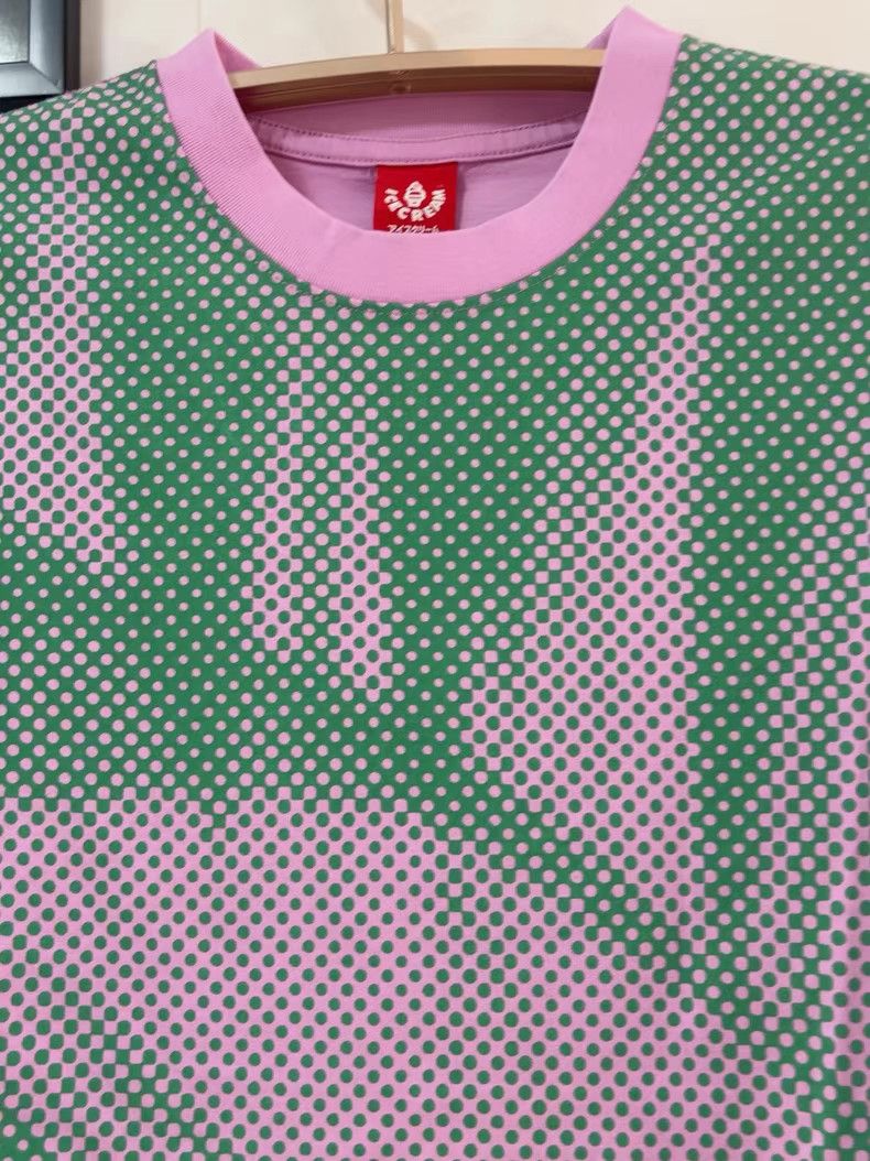 Billionaire Boys Club BBC ICECREAM Green & Pink Polka Dot T-shirt Size US L / EU 52-54 / 3 - 4 Thumbnail