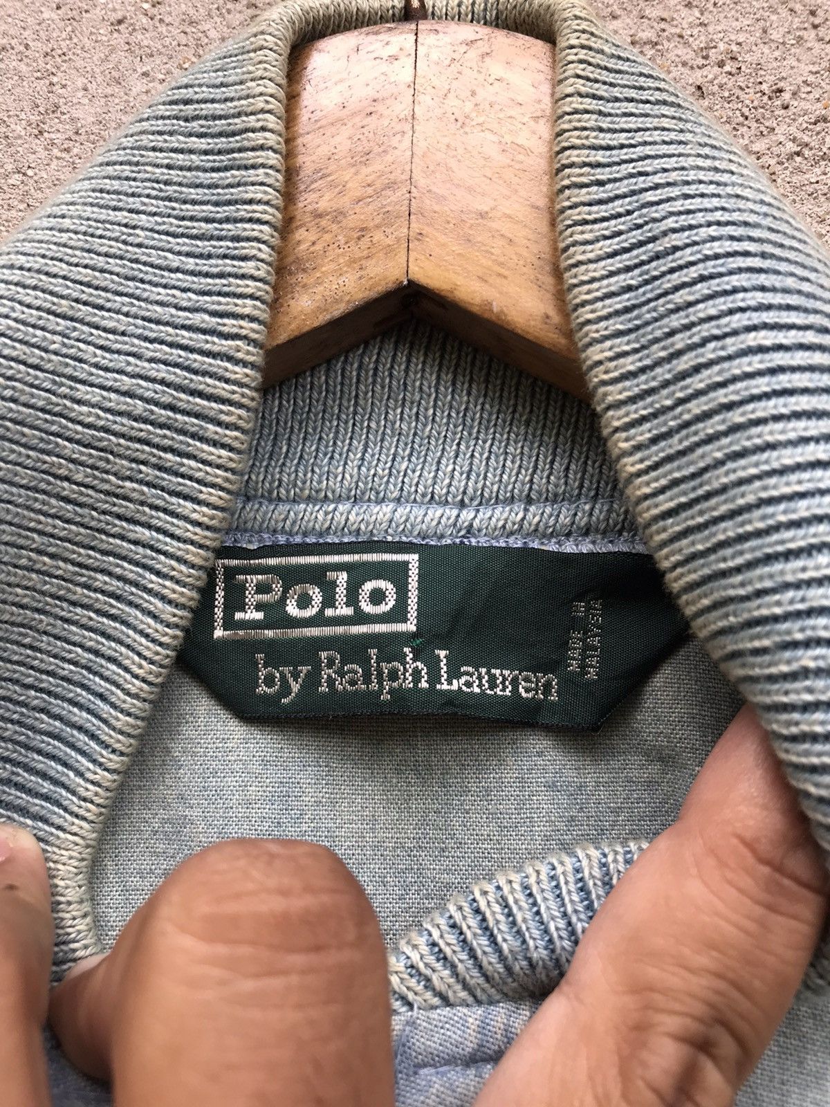 Polo Ralph Lauren × Vintage RARE VINTAGE POLO RALPH LAUREN BOMBER DENIM JACKET Size US S / EU 44-46 / 1 - 8 Thumbnail
