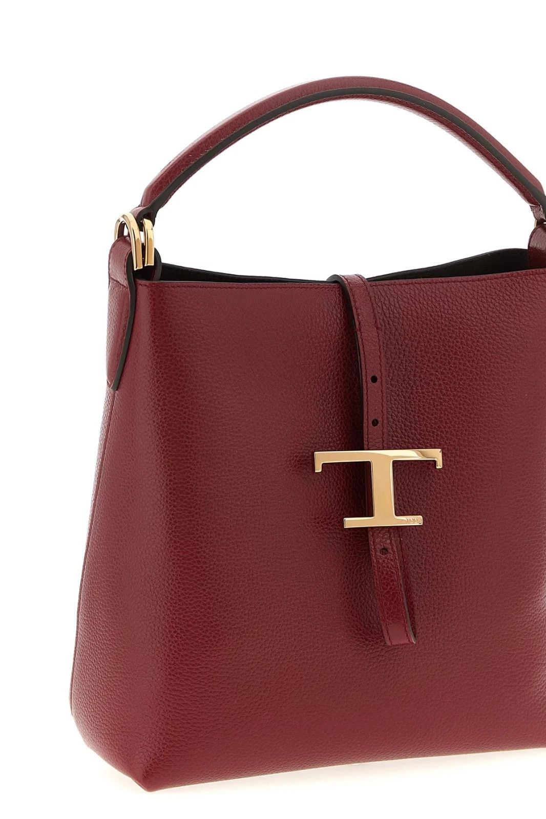 Tod's TOD'S T Timeless Mini Red Leather Bucket Bag Size ONE SIZE - 3 Thumbnail