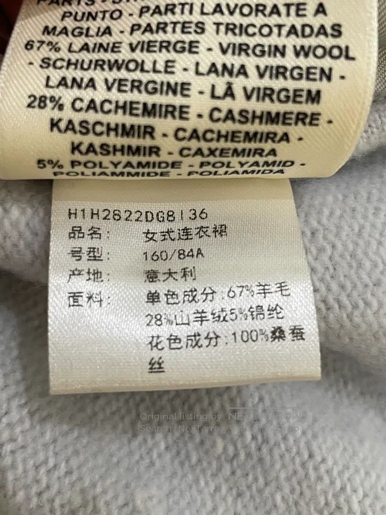Hermes Hermes Cashmere and Silk Combined Dress Size XS / US 0-2 / IT 36-38 - 7 Thumbnail