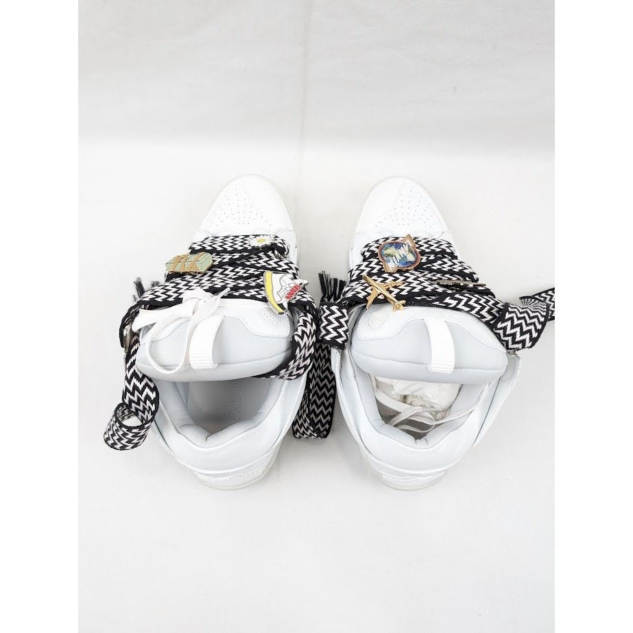 Lanvin o1rshd1 Curb Sneakers in White/Black Size US 10 / EU 43 - 20 Thumbnail