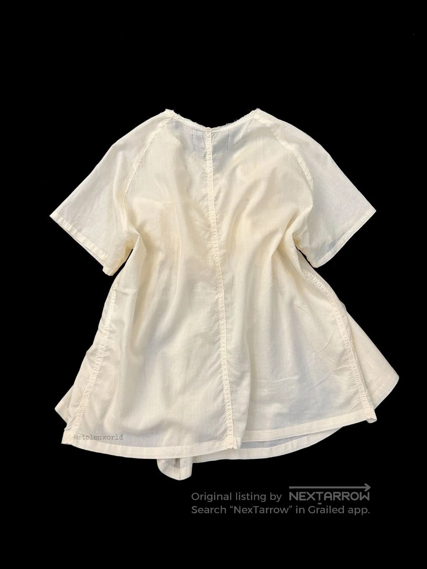 Comme des Garcons Comme des Garçons Pleated Cotton Top. Size M / US 6-8 / IT 42-44 - 5 Thumbnail