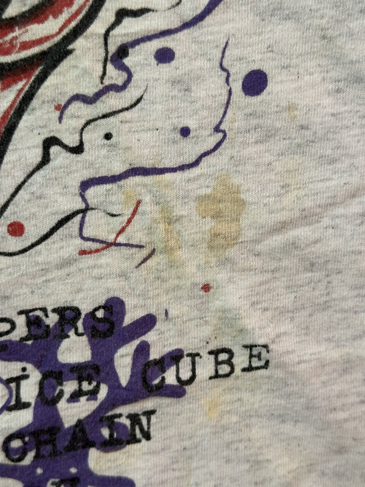 Band Tees vintage 1992 LOLLAPALOOZA concert tour grunge rock t-shirts Size US XL / EU 56 / 4 - 4 Thumbnail
