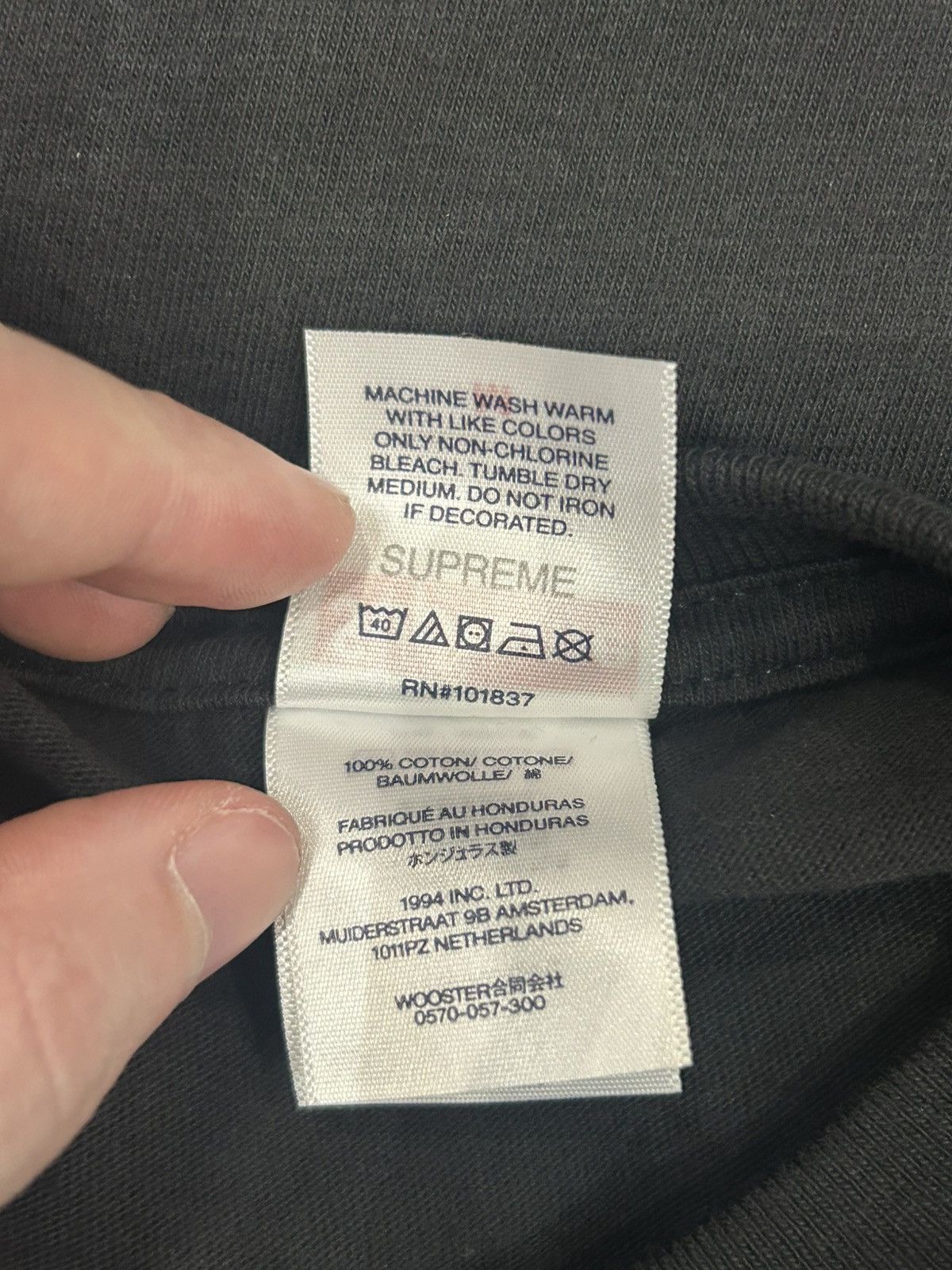 Supreme Supreme Blockbuster Tee black Size US M / EU 48-50 / 2 - 4 Thumbnail
