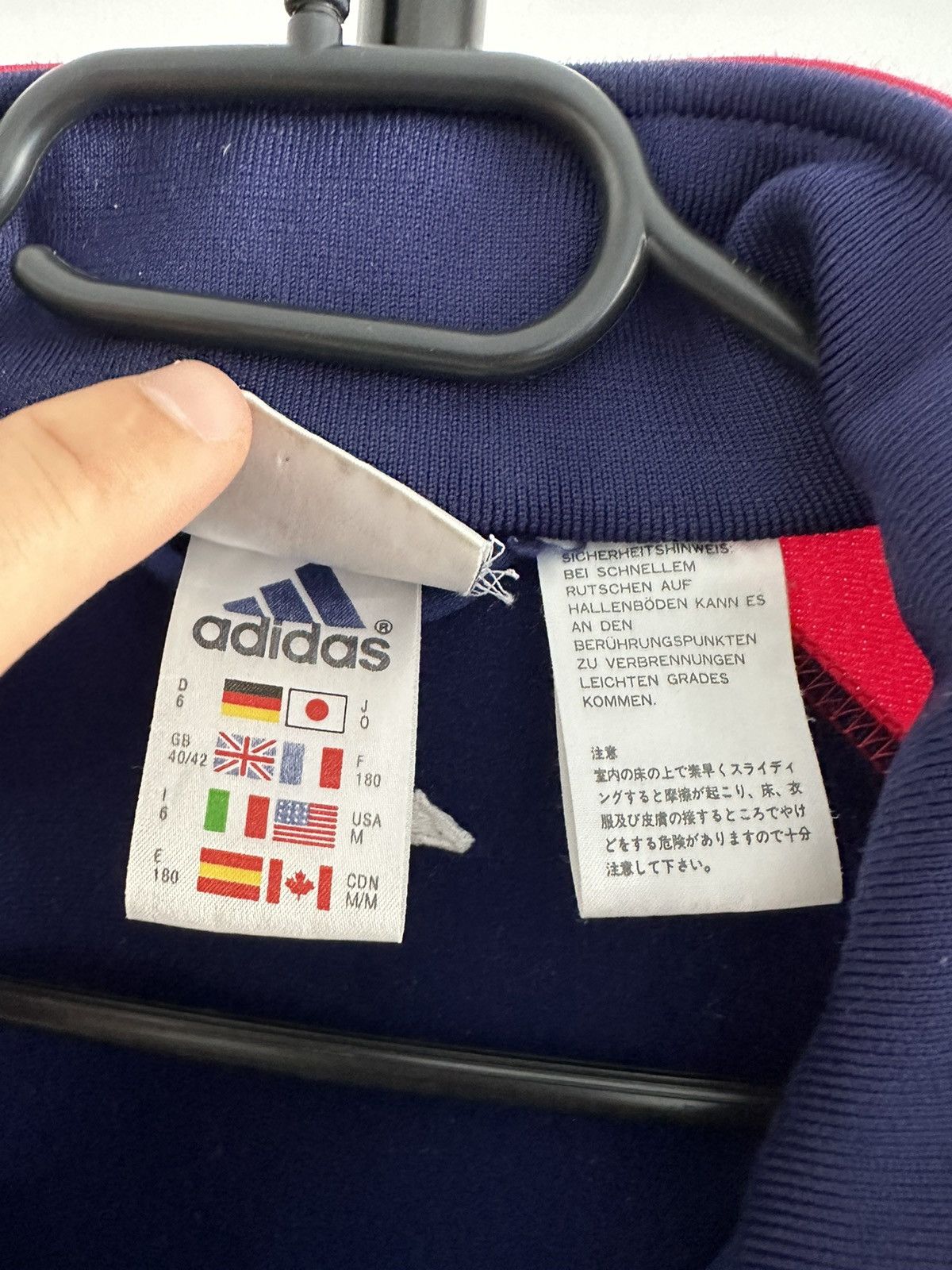 Adidas 1999 Adidas Aalborg AaB Denmark athletic top jacket soccer Size US M / EU 48-50 / 2 - 9 Thumbnail