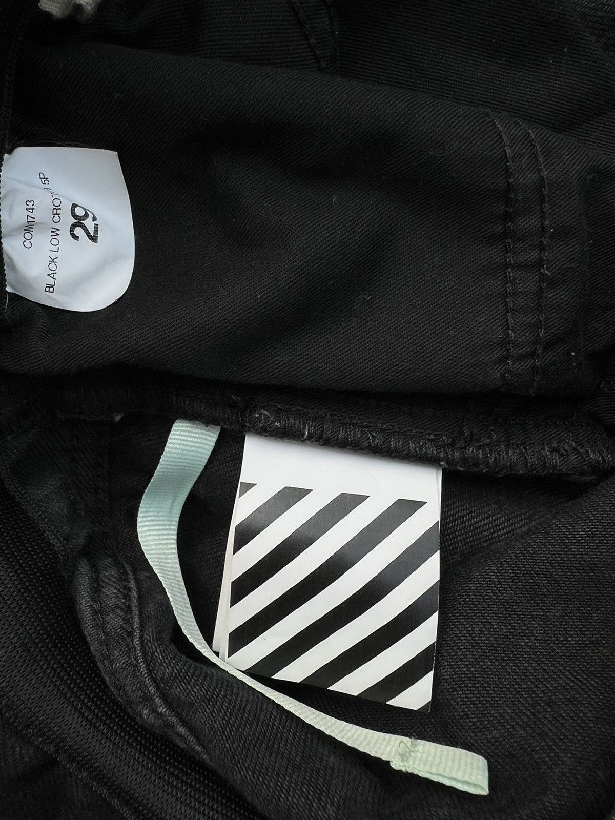 Off-White Off-White Slim Low Crotch Jeans Size US 29 - 7 Thumbnail