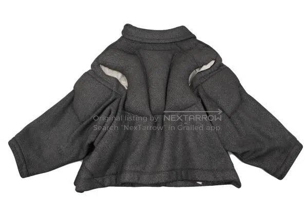 Comme des Garcons Comme des Garcons Dark Grey Retro Decorated Bulky Top Size XS / US 0-2 / IT 36-38 - 8 Thumbnail