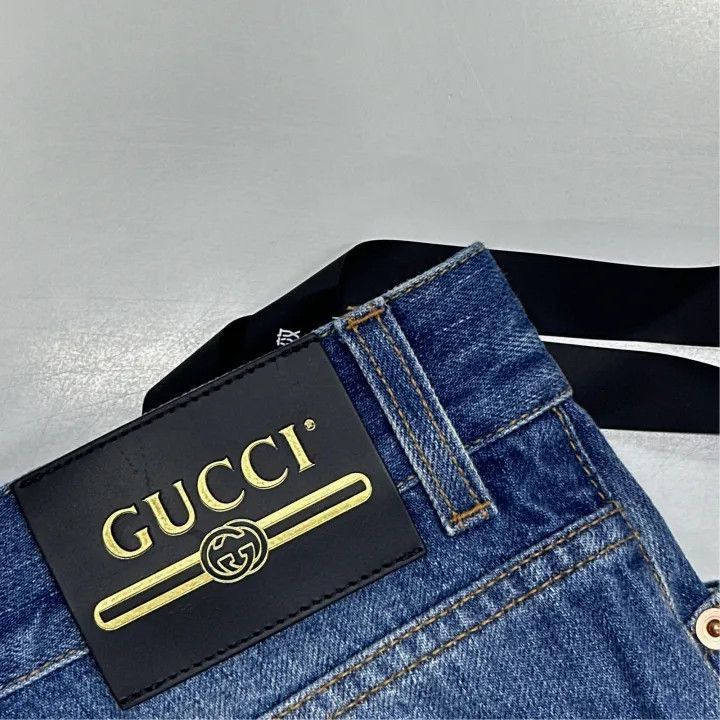 Gucci GUCCI Duck Print Casual Denim Shorts for Women-2507 Size 24" / US 00 / IT 34 - 5 Thumbnail