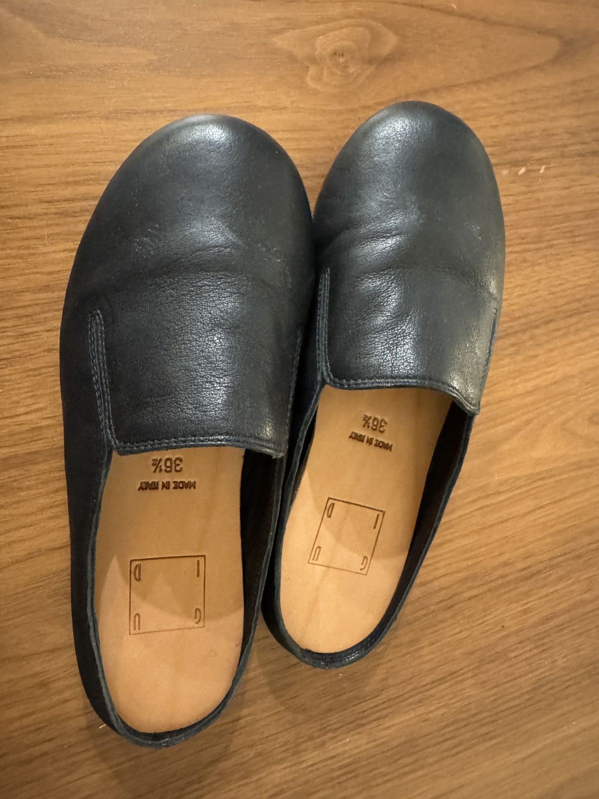 Guidi Guidi grained leather slip on loafer Size US 6.5 / IT 36.5 - 2 Thumbnail