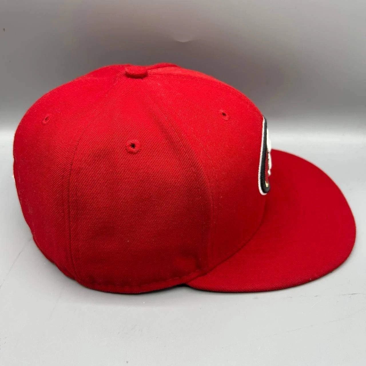 New Era San Francisco 49ers Hat Men 7 1/8 Red NFL Fitted Cap Size ONE SIZE - 6 Thumbnail