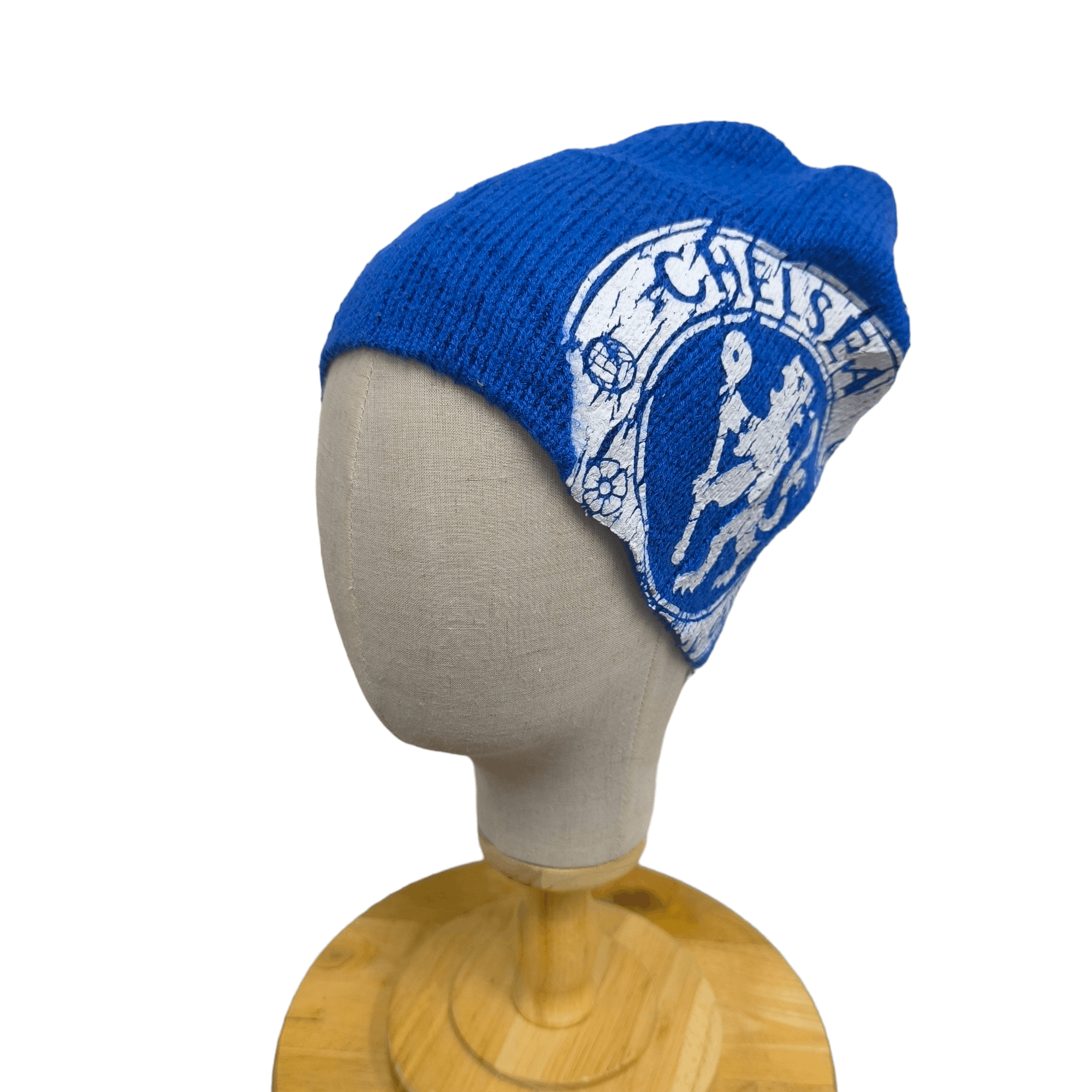 Chelsea Soccer ✨Vintage chelsea fc by adidas big logo pull on beanie hat Size ONE SIZE - 1 Thumbnail