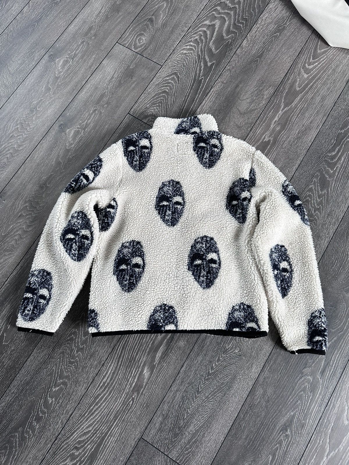 Stussy stussy jacquard mask sherpa fleece jacket | Grailed