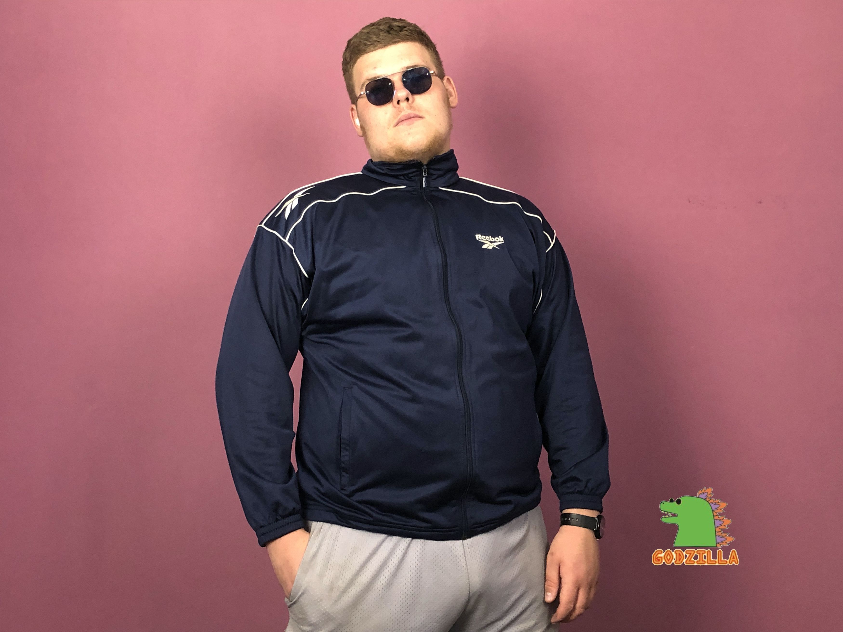Reebok 90s Reebok Vintage Men's Track Jacket - L Size US L / EU 52-54 / 3 - 4 Thumbnail