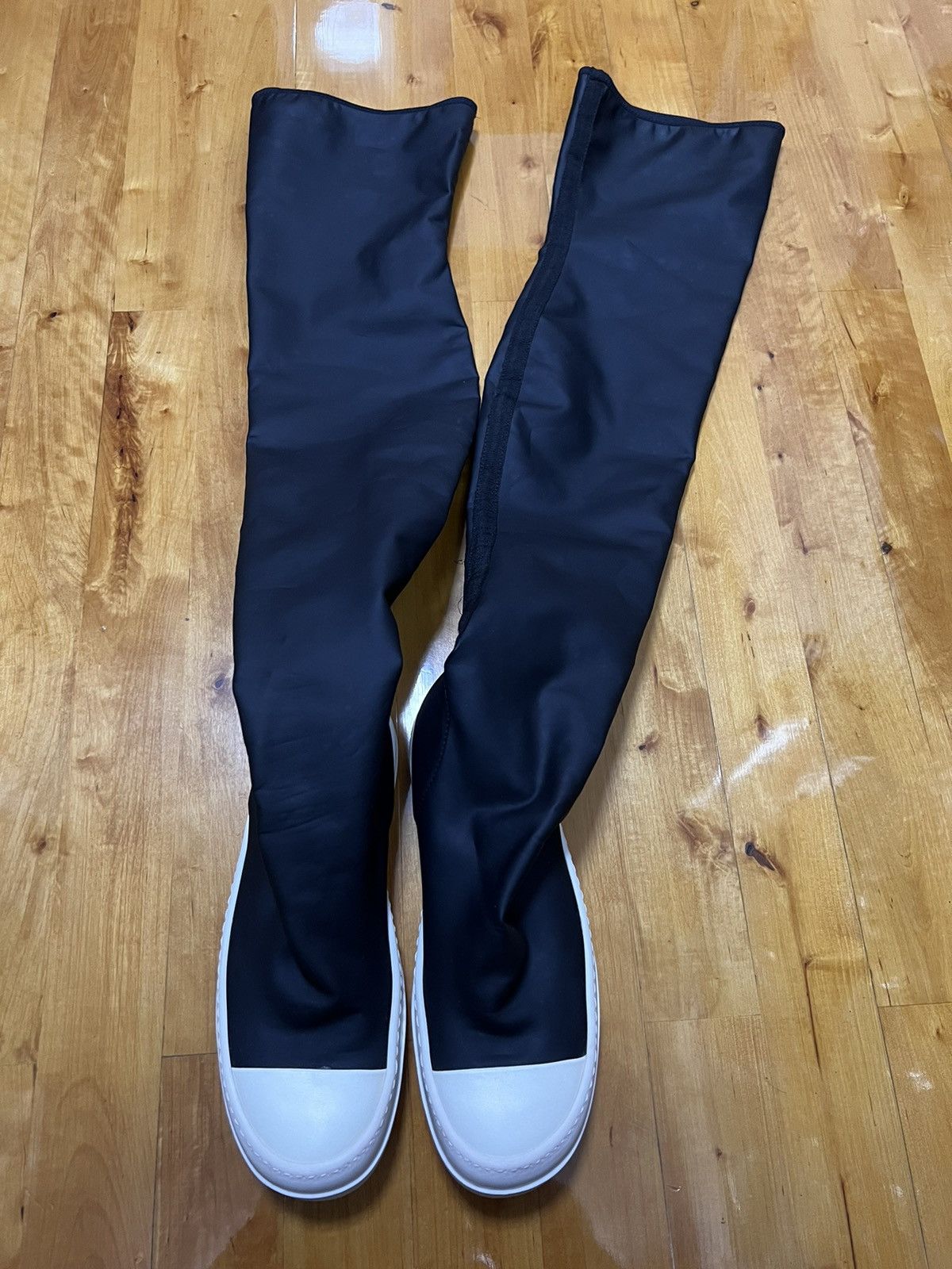 Rick Owens Drkshdw Rick owens drkshdw thigh high stocking ramones sz 38 Size US 8 / IT 38 - 1 Thumbnail