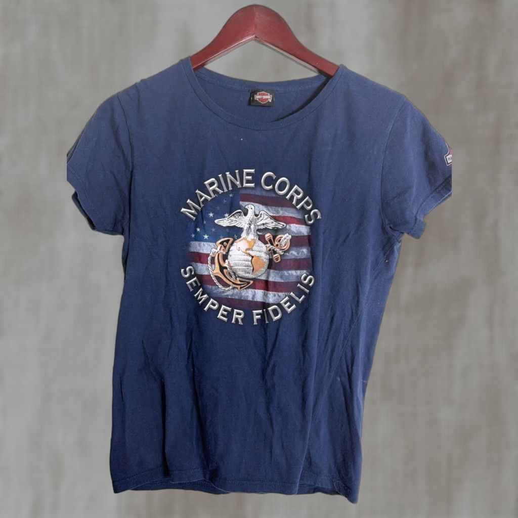 Harley Davidson Harley Davidson Scottsdale Women’s Medium T Shirt Blue Short Sleeve Size M / US 6-8 / IT 42-44 - 1 Thumbnail
