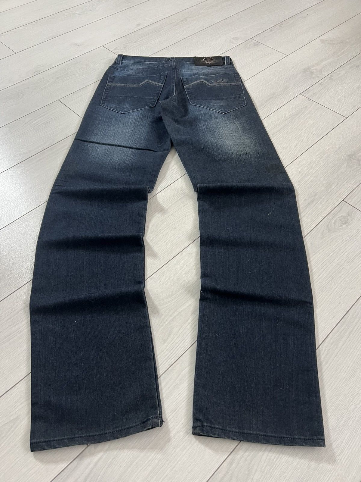 Vintage Rare Flared Kapital Vibe! Distressed Crazy Y2k Jeans Vintage Size US 31 - 1 Thumbnail
