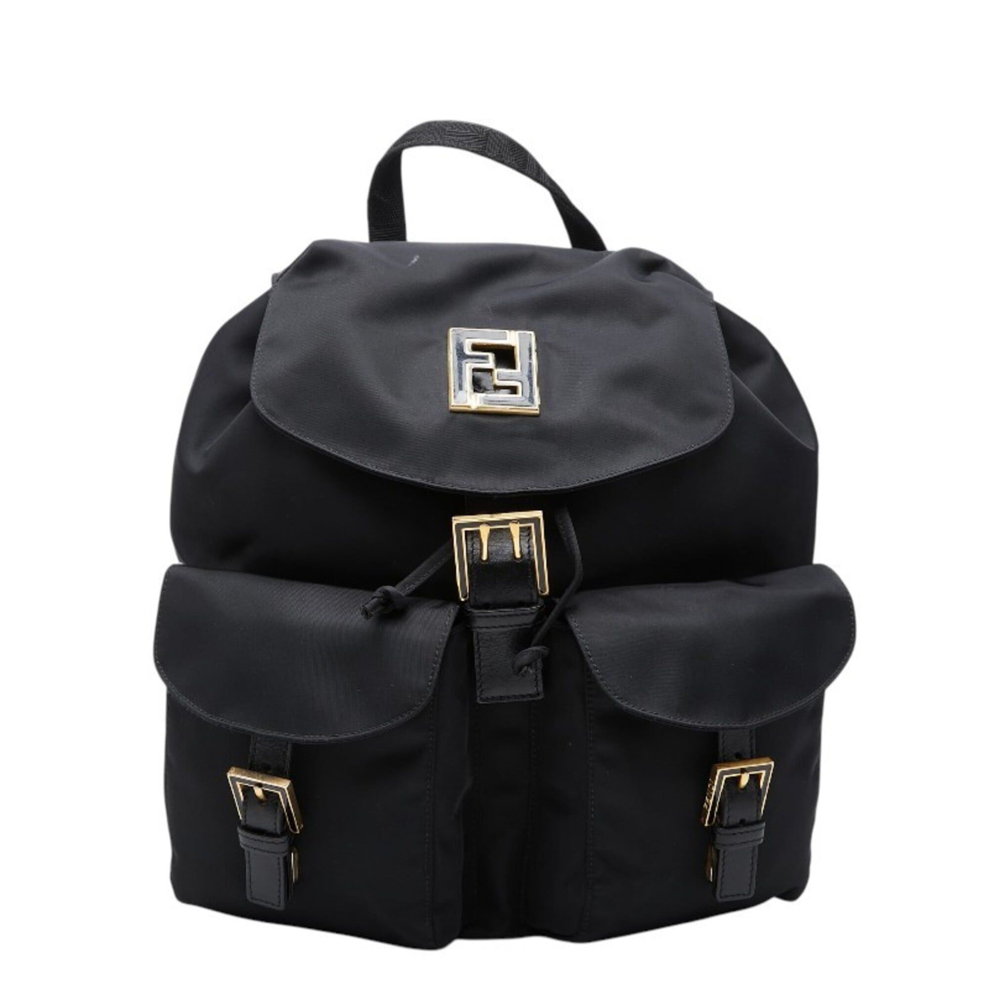 Fendi Fendi Backpack, Rucksack, Black Nylon Leather, Women's FENDI Size ONE SIZE - 1 Thumbnail
