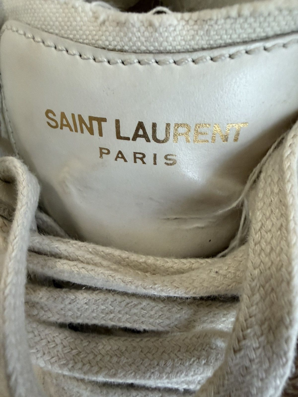 Saint Laurent Paris Saint Laurent Court Classic High-Top Sneakers Size US 6.5 / IT 36.5 - 8 Thumbnail
