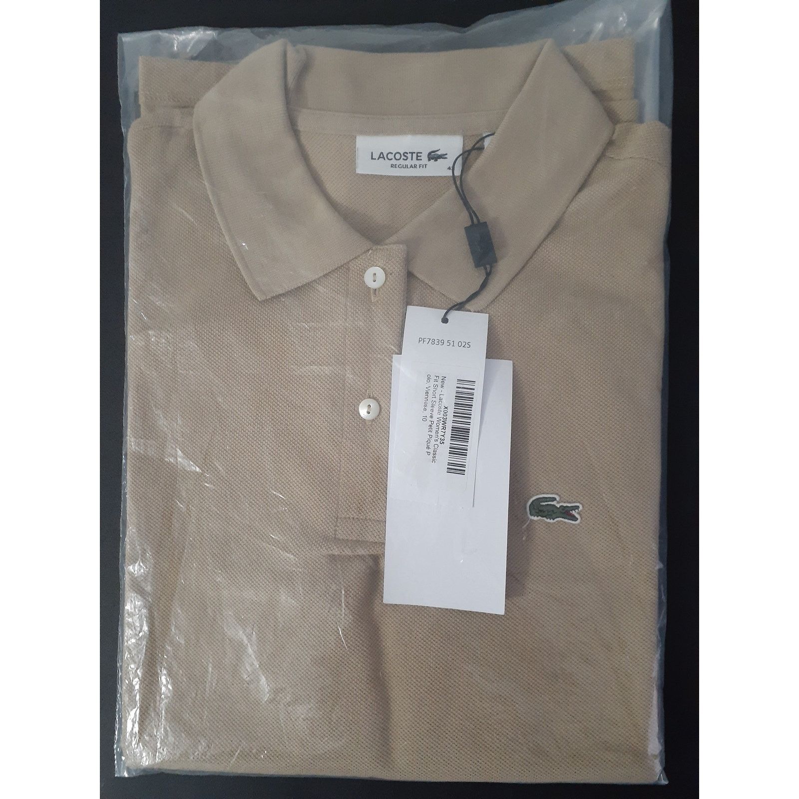 Lacoste Lacoste Women's Regular Fit Soft Cotton Petit Pique Polo 10 Size L / US 10 / IT 46 - 2 Thumbnail