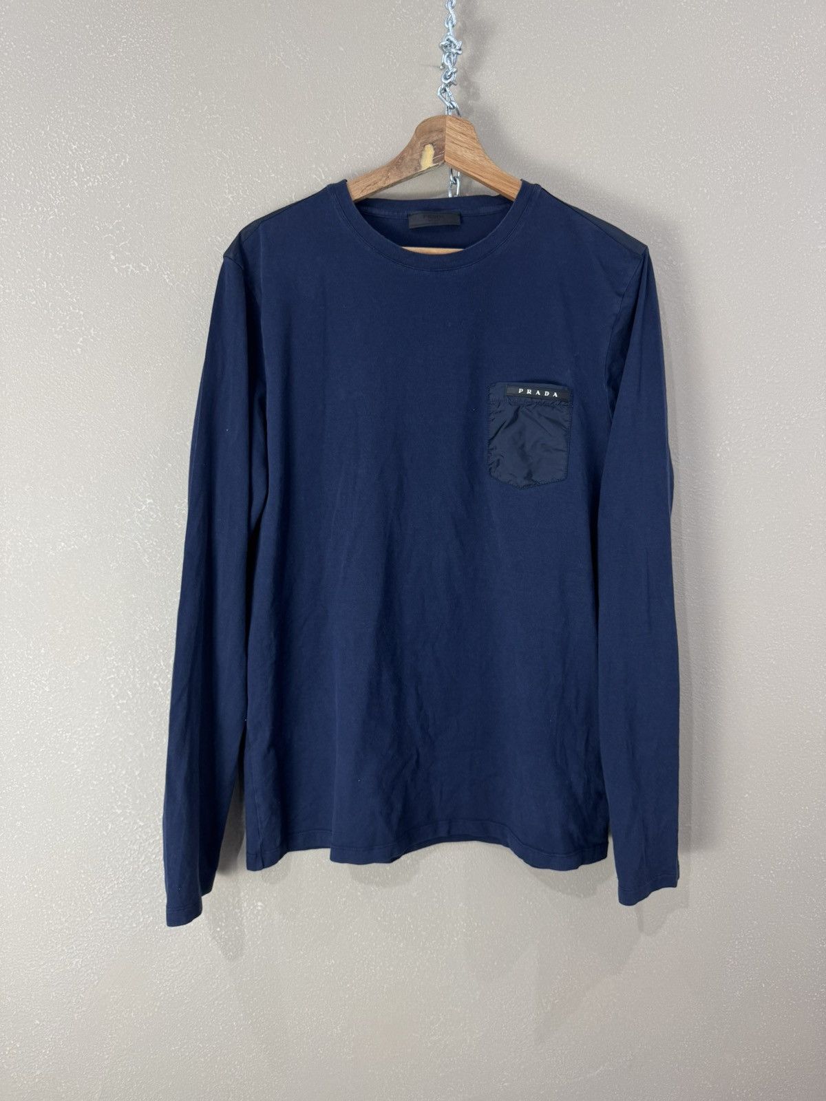 Prada × Vintage Vintage Prada Sport Red Tab Pocket Nylon Long