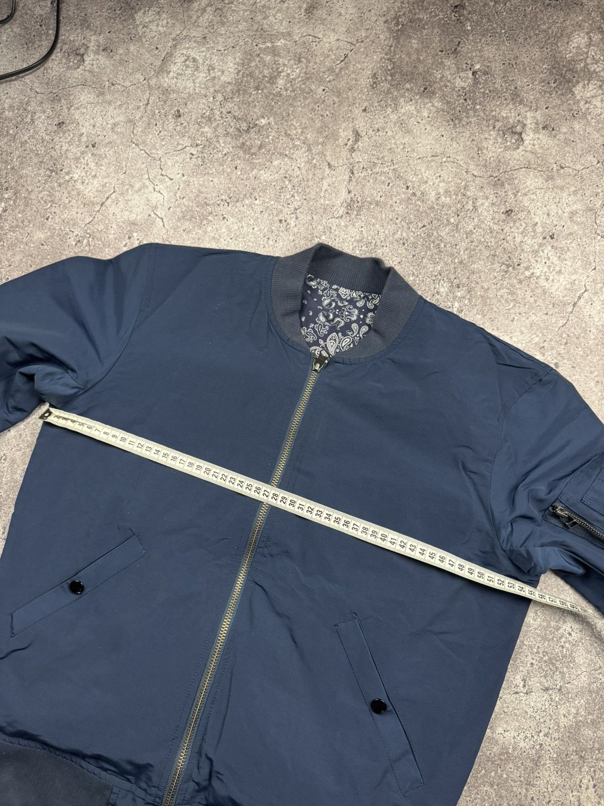 Japanese Brand Worn Out Age Reversible MA-1 Bomber – Bandana Side Size US M / EU 48-50 / 2 - 18 Thumbnail