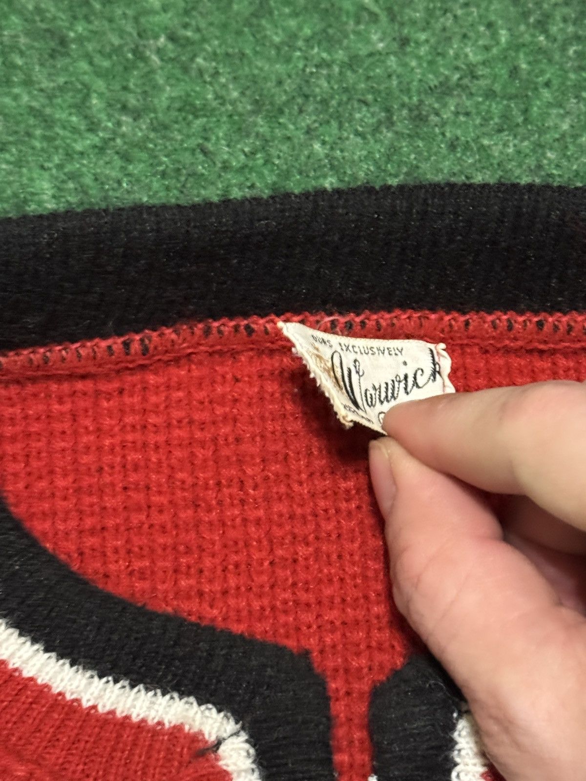 Vintage Vintage Full Zip Cardigan Warwick 50s Sweater Medium 21x26 Size US M / EU 48-50 / 2 - 5 Thumbnail