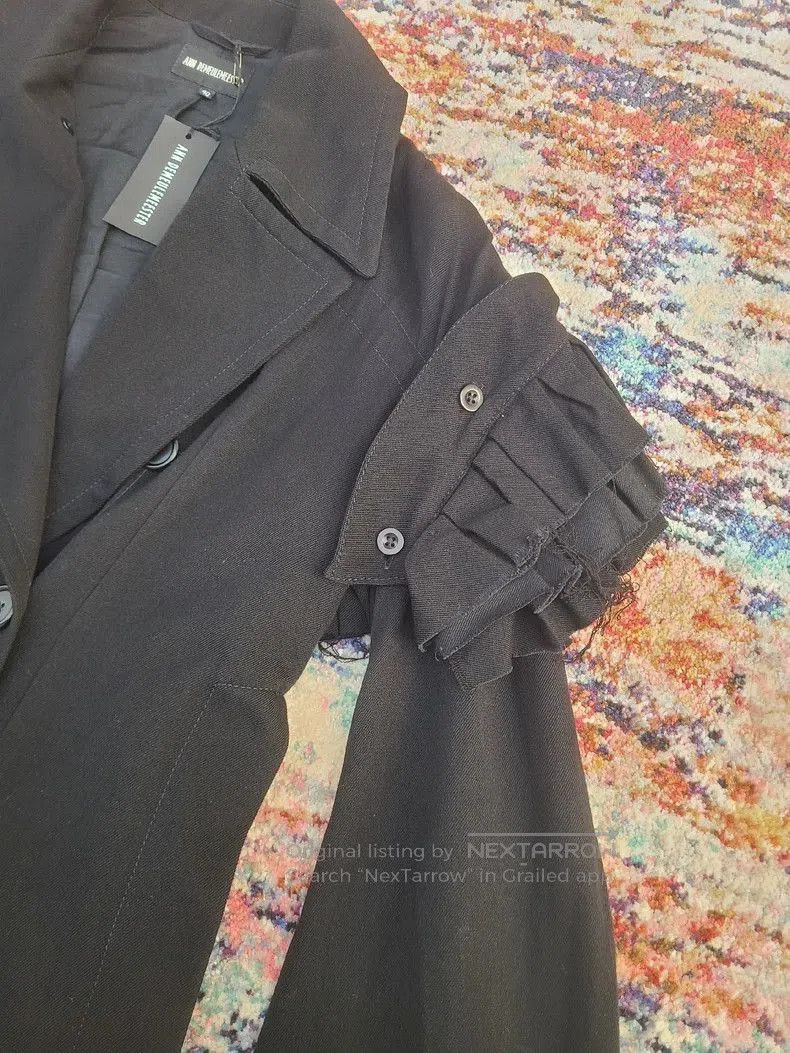 Ann Demeulemeester Ann Demeulemeester Wool Blend Coat. Size US M / EU 48-50 / 2 - 6 Thumbnail
