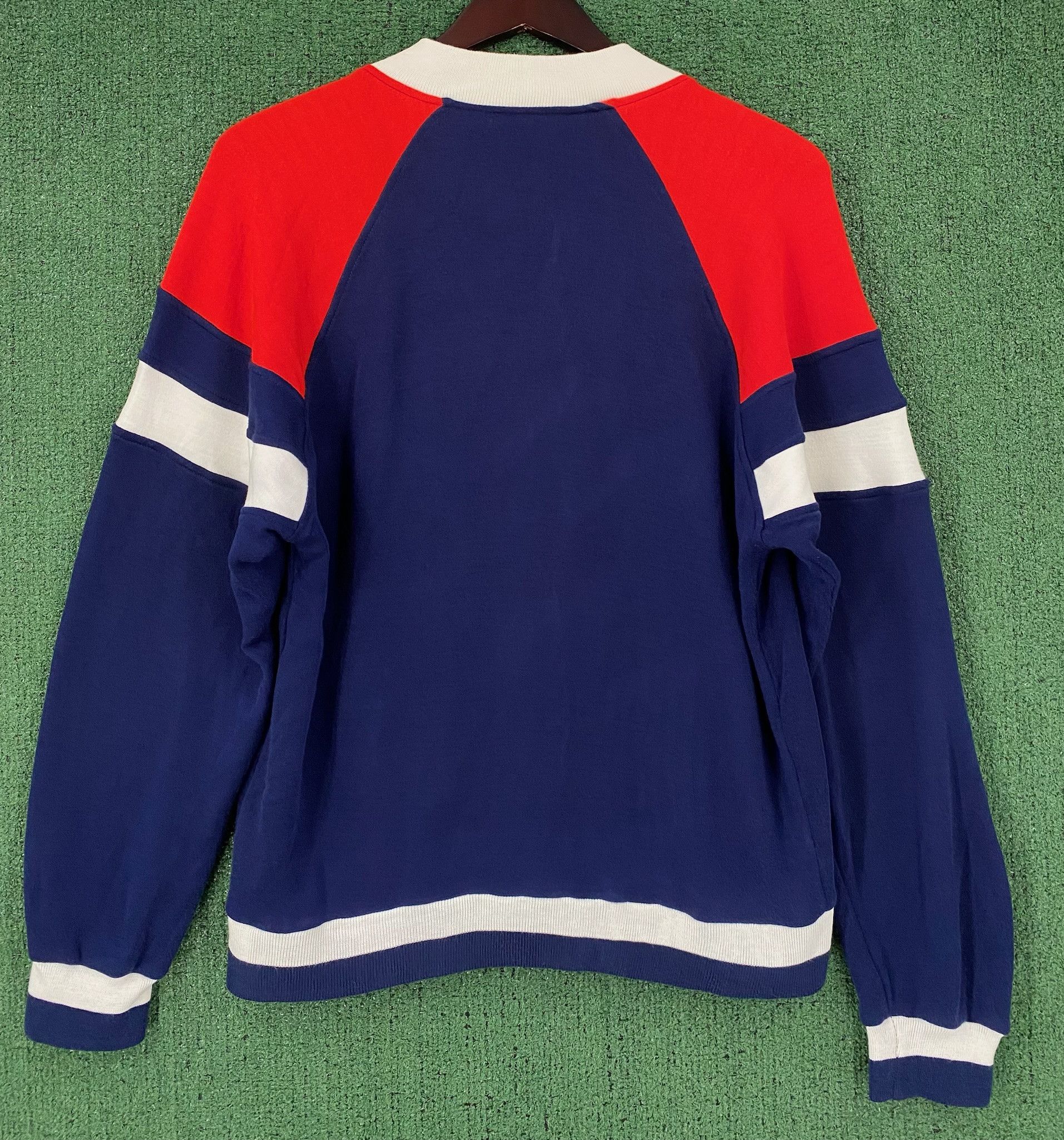 Pierre Cardin 80’s Pierre Cardin Navy Blue Red & White Track Jacket XL Size US XL / EU 56 / 4 - 5 Thumbnail