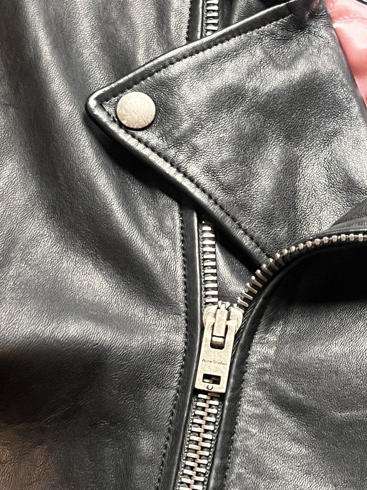 Acne Studios Acne Studios oversized biker leather jacket Size US L / EU 52-54 / 3 - 7 Thumbnail