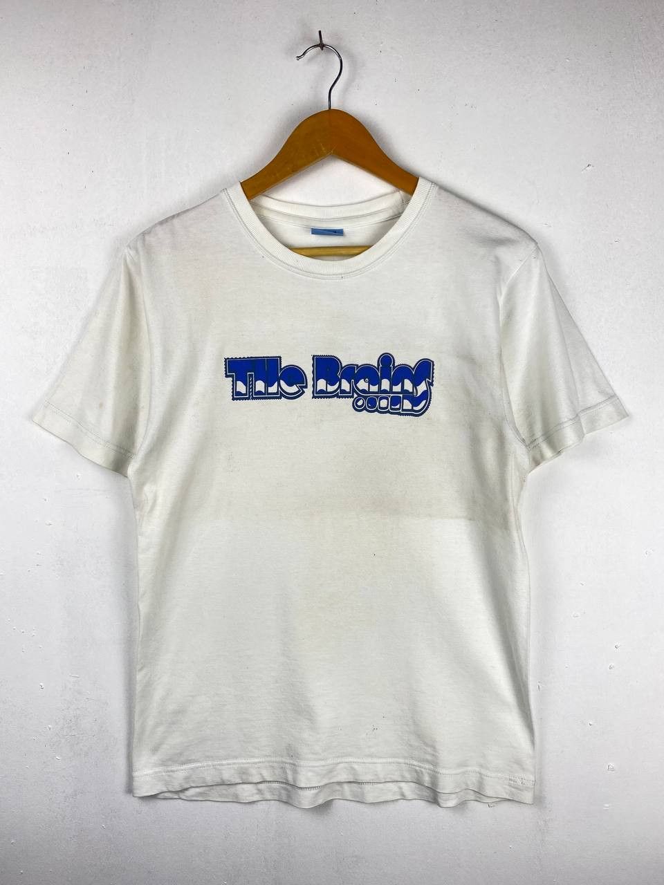 image of Avant Garde x Movie Vintage The Brains Movie Tee Nice Design in White, Men's (Size Medium)
