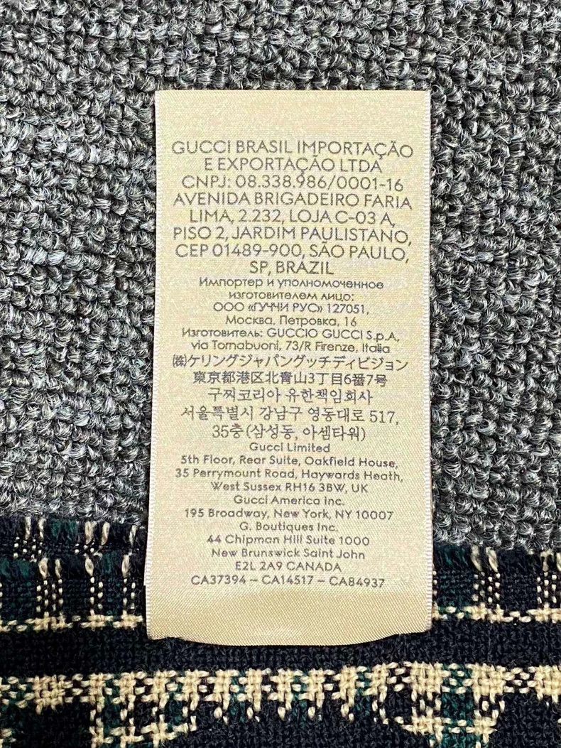 Gucci Gucci Full-print double-sided wool scarf 2506-Nextarrow Size ONE SIZE - 6 Thumbnail