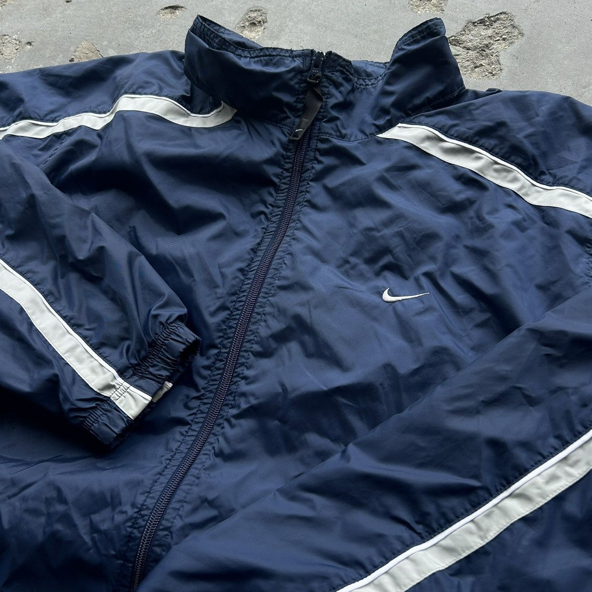 Nike × Vintage Nike Y2K Vintage Track Jacket Size US XL / EU 56 / 4 - 3 Thumbnail