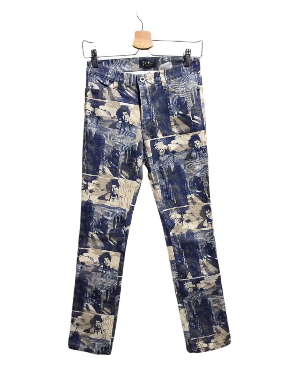 Bat-Su Japan Fullprint potrait Art Skinny Pants
