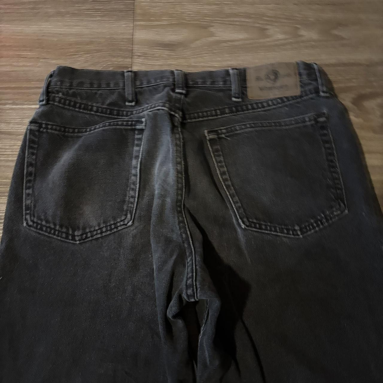 Vintage Crazy Vintage Y2K/2000s Grunge Black Faded Denim Jeans! 32x30 Size US 32 / EU 48 - 7 Thumbnail
