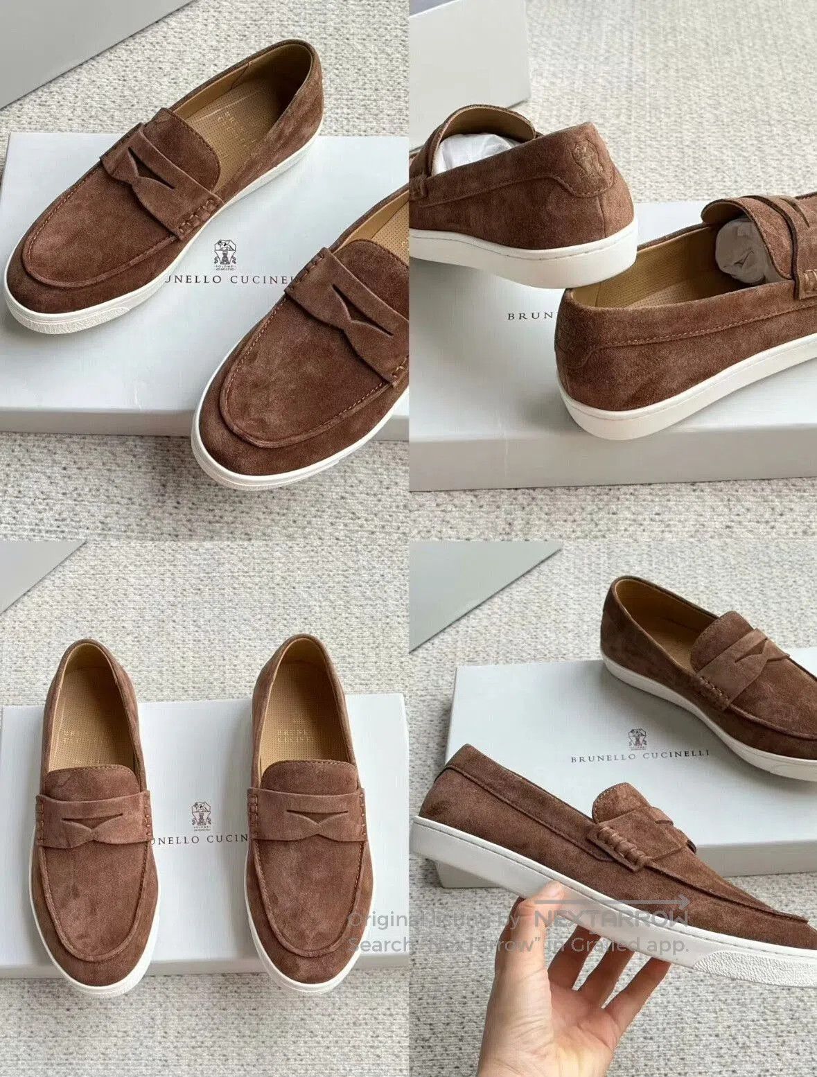 Brunello Cucinelli Brunello Cucinelli Men's Suede Casual Shoes. Size US 6 / EU 39 - 2 Thumbnail