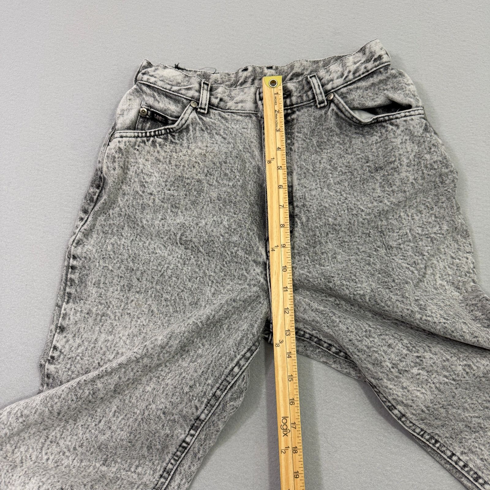 Vintage Vintage Lee Riders Jeans Women's 14 (Fits 28x27) Black White Size 36" / US 14 / IT 50 - 9 Thumbnail