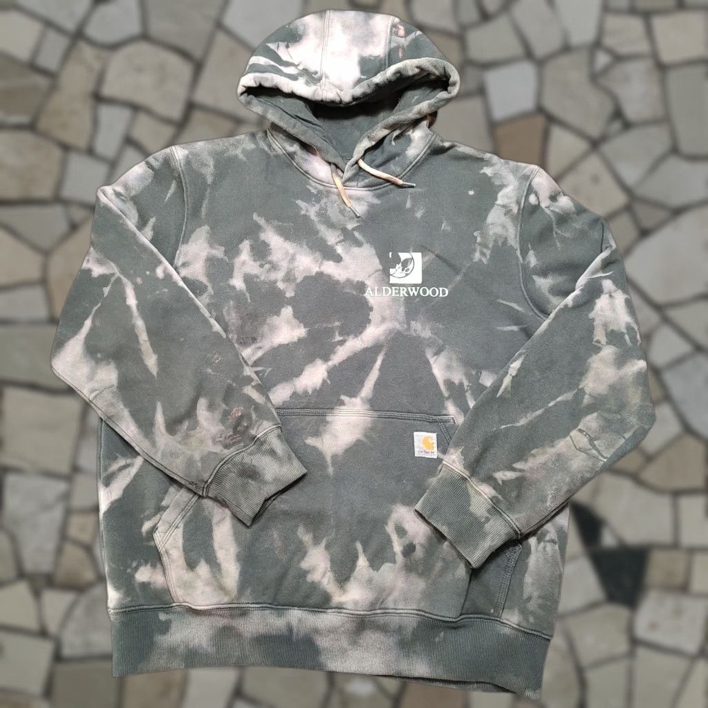 Carhartt Carhartt Mens Large Loose Green Hoodie Sweatshirt Acid Wash Tie Dye 1 Of 1 Size US L / EU 52-54 / 3 - 1 Thumbnail