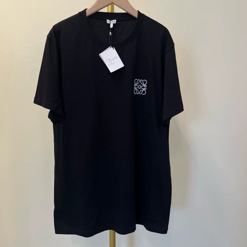 Loewe LOEWE Black Embroidered Logo Short-sleeved T-shirt, Size M Size US M / EU 48-50 / 2 - 1 Thumbnail