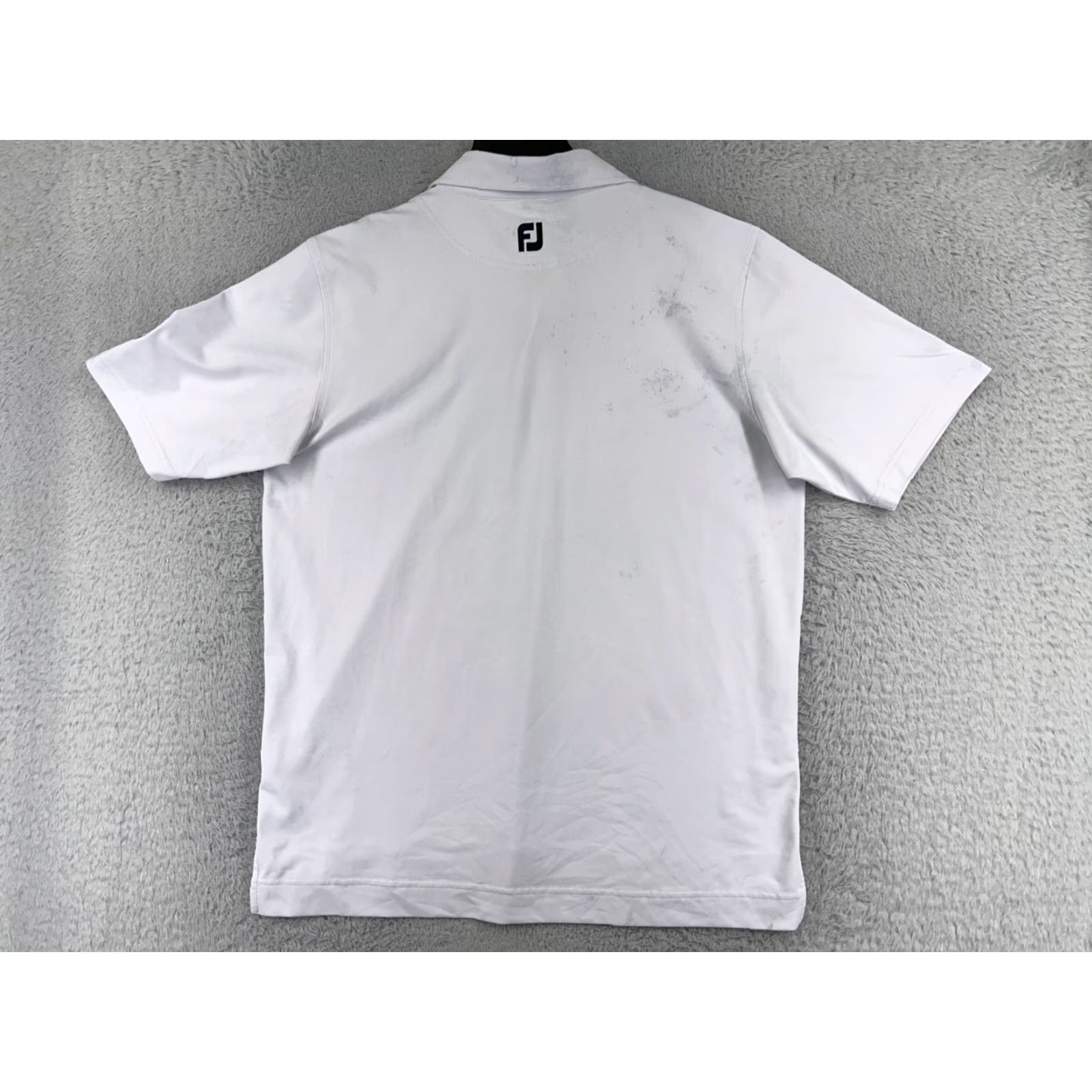 Footjoy FootJoy Polo Shirt Mens Large White Short Sleeve Golf Polo Shirt Golfer Logo 90s Golfing Footjoy FJ Womens Mens Boys Girls Size US L / EU 52-54 / 3 - 2 Thumbnail