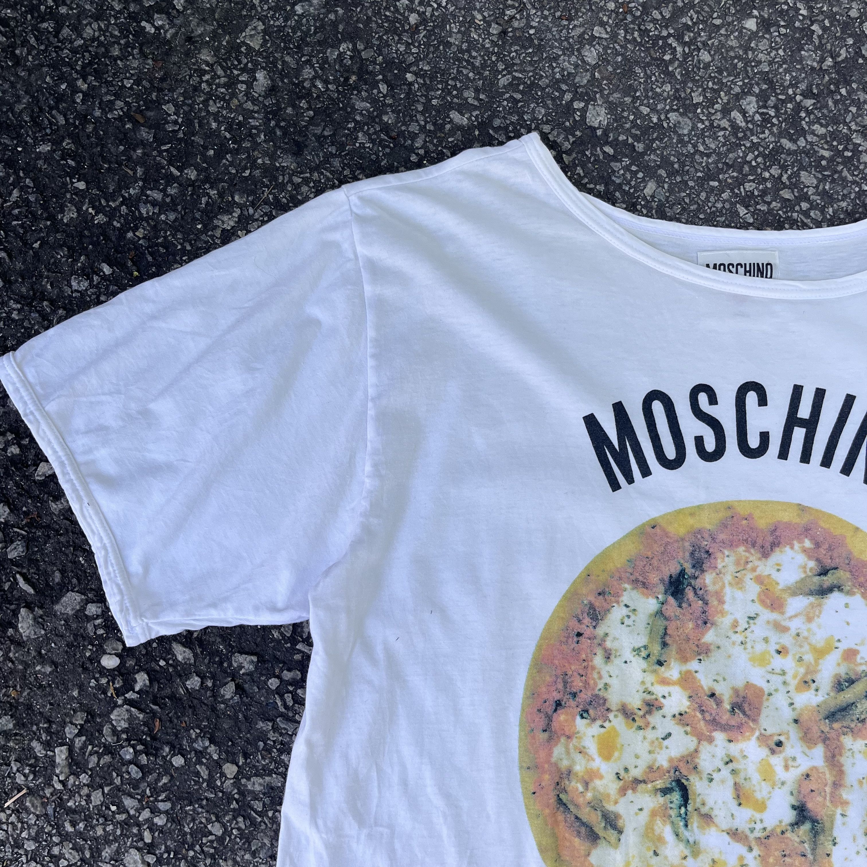 Moschino Vintage moschino pizza tee Size US M / EU 48-50 / 2 - 3 Thumbnail